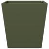 Vidaxl Garden Planter, Olive Green, 40X40X40 Cm, Steel