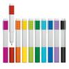 IQ LEGO Stationery Illustration Set with Building Multicolor Marker Pens Markers, 10-Color Blocks,
