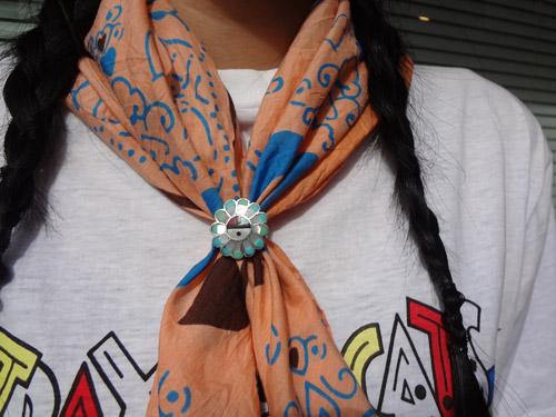 Helldorado Sunface Inlay Open Ring (Scarf Ring) (Type A)