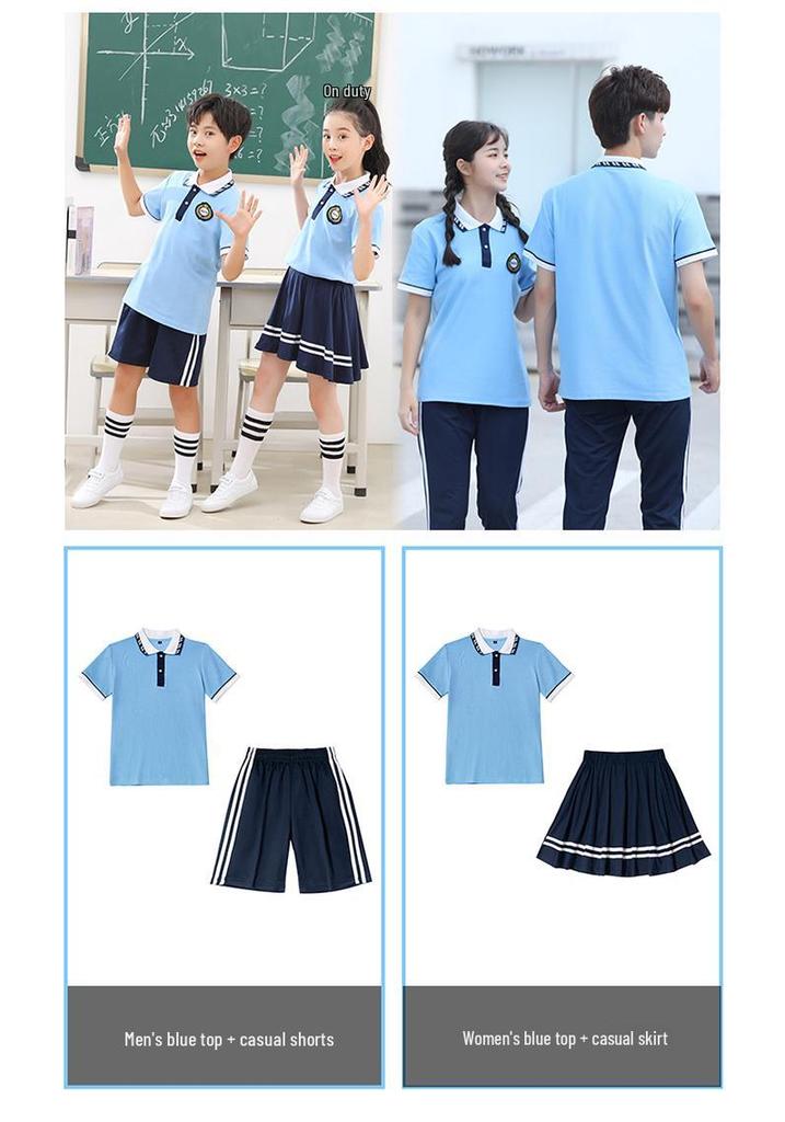 2023 Sommer Schuluniform Set für Kinder: Kindergarten-Abschlussoutfit für Jungen und Mädchen