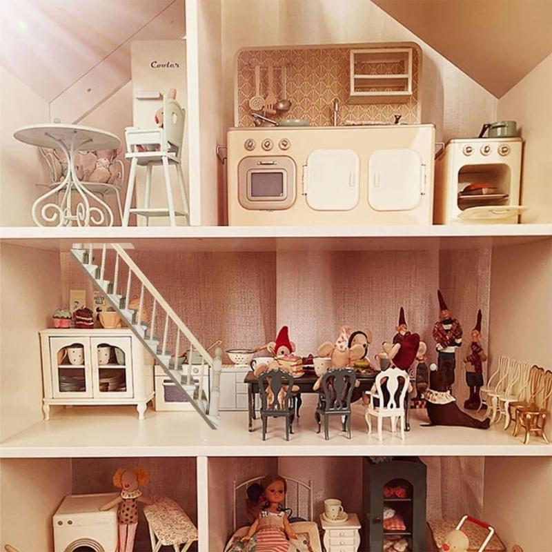 Einfache Holztreppe für Tiny Homes Abnehmbare Struktur Kindersicher Ressource Handwerksgrundlagen 2 Einheiten