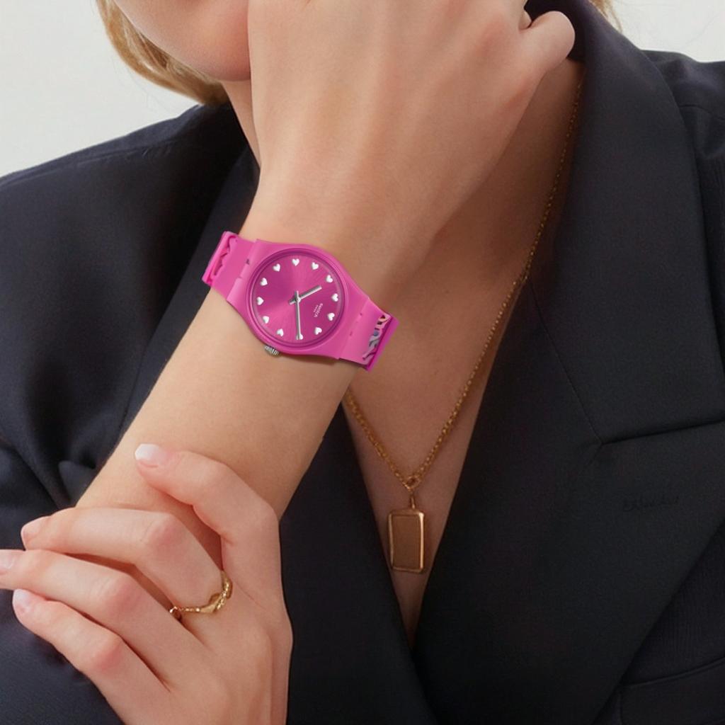 SWATCH Women's 34mm Pink Watch GP160 GP160