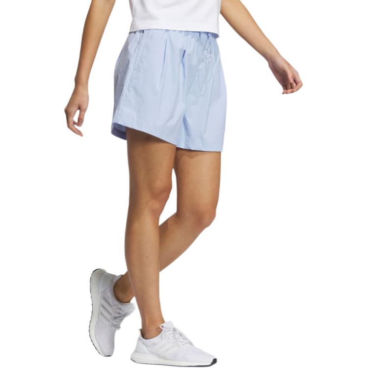 Adidas X SEEBIN Collaboration SS23 Casual Shorts Women's Light Pink Blue Moderate HY2854