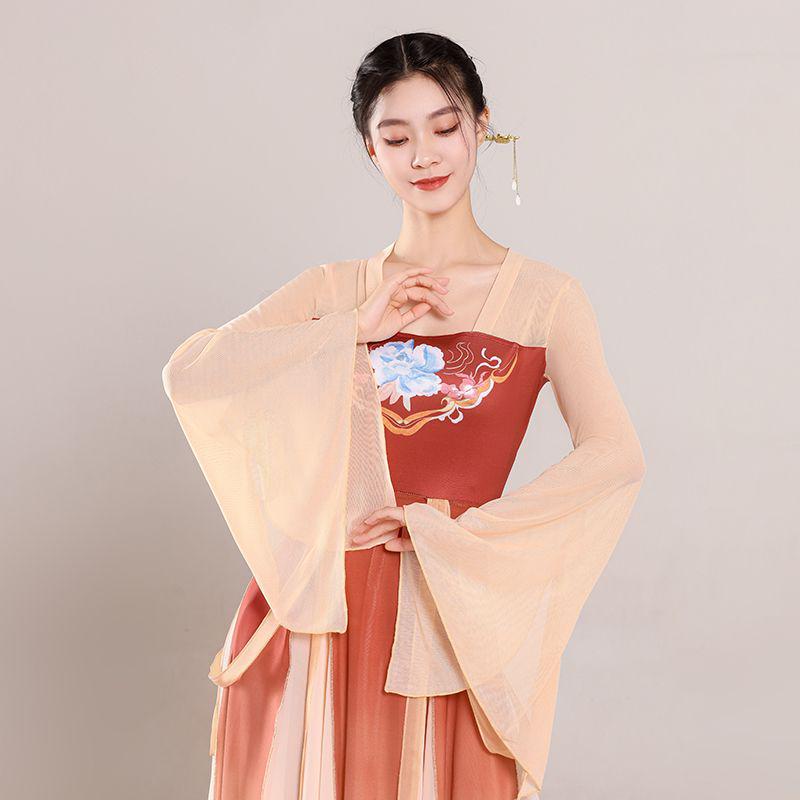 Flowy Ethnic Han Tang Dance Costume for Women - Fairy Spirit Style