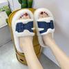 Fashion Internet Celebrity Platform Plush Slippers for Women's Outward Wear, New Velvet Cotton Mops for Autumn and Winter 2025