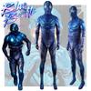 Beetle Cosplay Blue Jumpsuit Adult Child Costume Anime Party Halloween Outfit