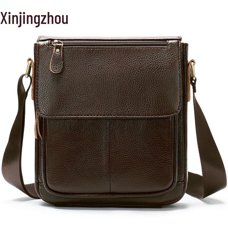 

Xin Jingzhou Men s Cowhide Crossbody Shoulder Bag