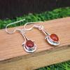 Carnelian gemstone Women Dangle Earring, Gift For Her, Designer Earring, Handmade Jewelry, 925 Silver Earring