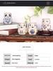 Hand-Painted Pastoral Owl Mug with Handle 