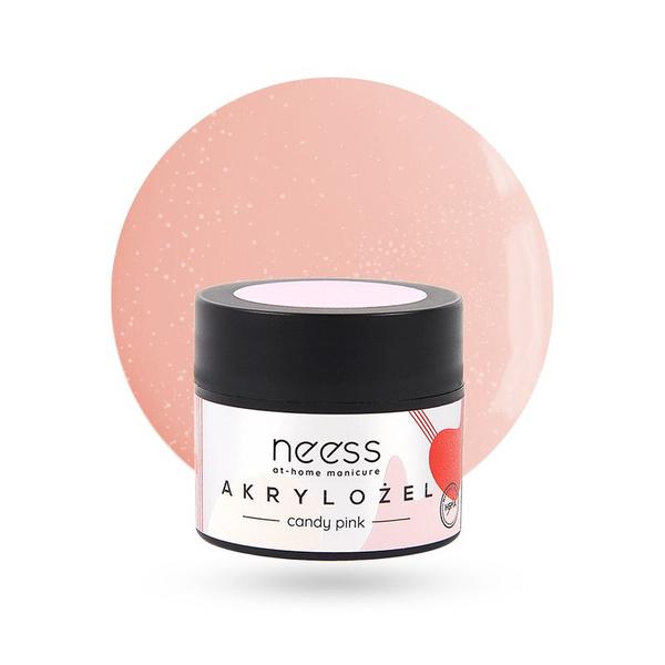 Neess Akrylożel Budujący I Przedłużający Płytkę 7891 Candy Pink 15G