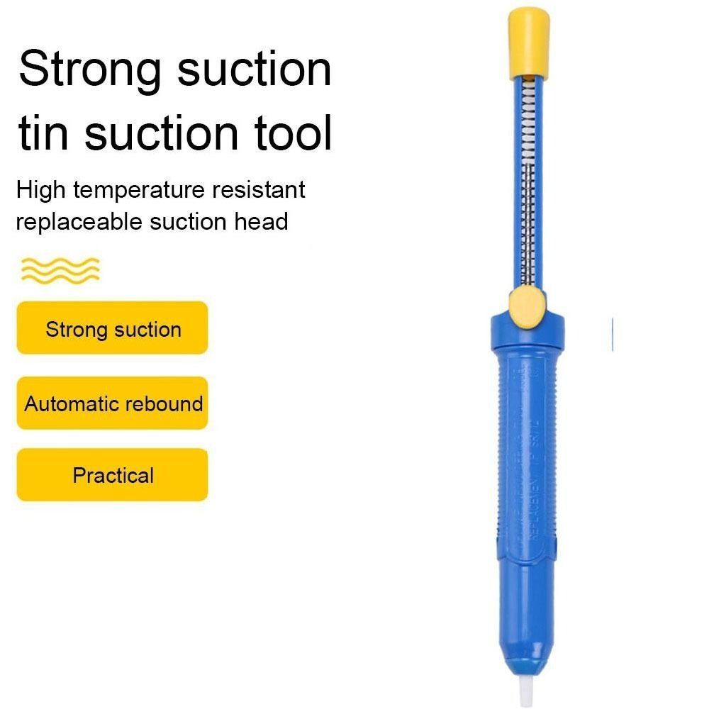 2Pcs Strong Suction Power Solder Sucker Manual Solder Extractor  Welding Tools Accessories