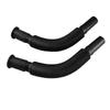 2Pcs Basin Drain Pipe Wash Basin Sink Drain Hose Flexible PVC Water Pipe for Kitchen Bathroom Black