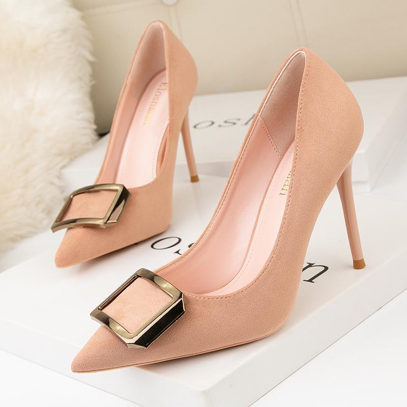 Fashion Autumn Women Classic Shoes High Heel Pumps Fashion 2025 Ladies Pointed Toe Wedding Dress Shoes Female Thin Heels Zapatos Mujer