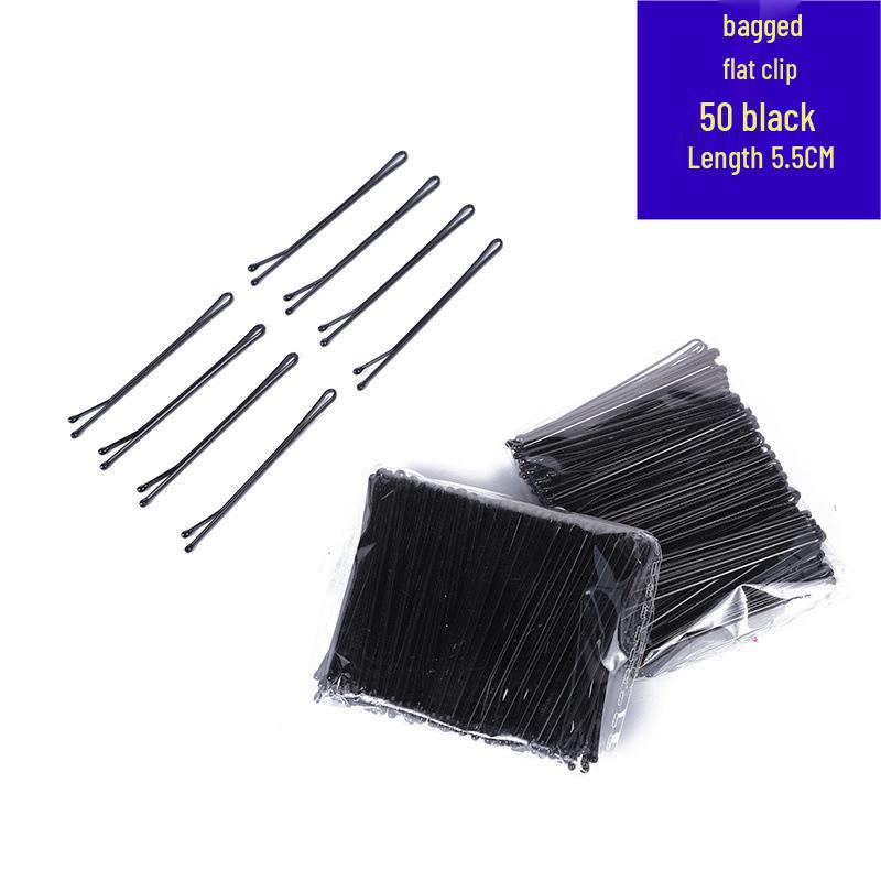 

Black U-Shaped Hairpins: Small Baby Hair Clips for Makeup Artists and Hair Accessories