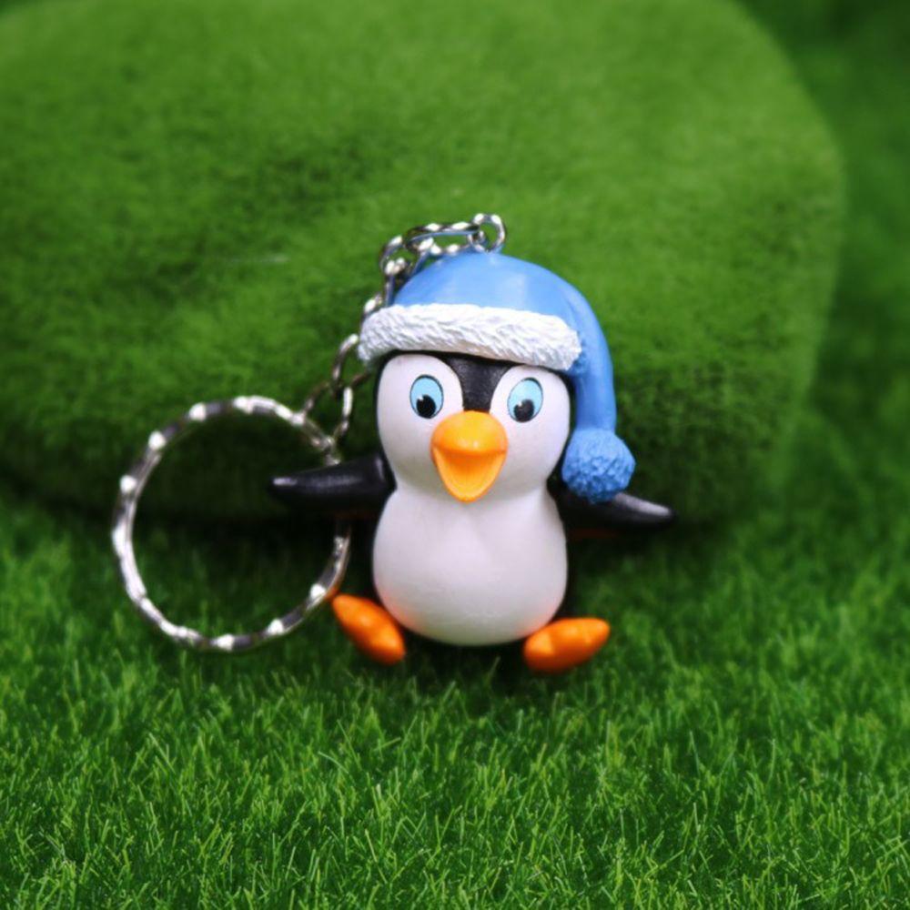 Porte-clés Pingouin Porte-clés Pingouin Mignon Pendentif Poupée Pingouin Porte-clés Pingouin d'Hiver