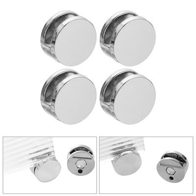 4 Stück Halterungen Glas Spiegel Klemme Halter Glas Clip Langlebige Glas Spiegel Scharnier Werbeschild