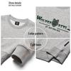 Sevenwolves Men's Wolf Head Embroidered Pullover Sweatshirt