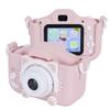 Children Camera 40MP Cartoon Cat Photograph Camera with Puzzle Games Birthday GiftsPink