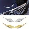 Car Auto Sticker 3D Stereo Metal Angel Wing Moto Decoration with Decals Emblem Chrome Auto 3D Big Sticker Exterior Decal