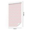 Triangles wallpaper white and coral for living room and bedroom 50x1000