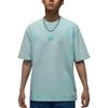 Nike T Shirts Men's Turquoise Crew Neck Moderate FZ1915-368