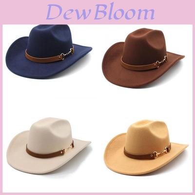 Traditional Tibetan Style Western Cowboy Hat With Wool Felt For Men And Women Summer Sun Protection