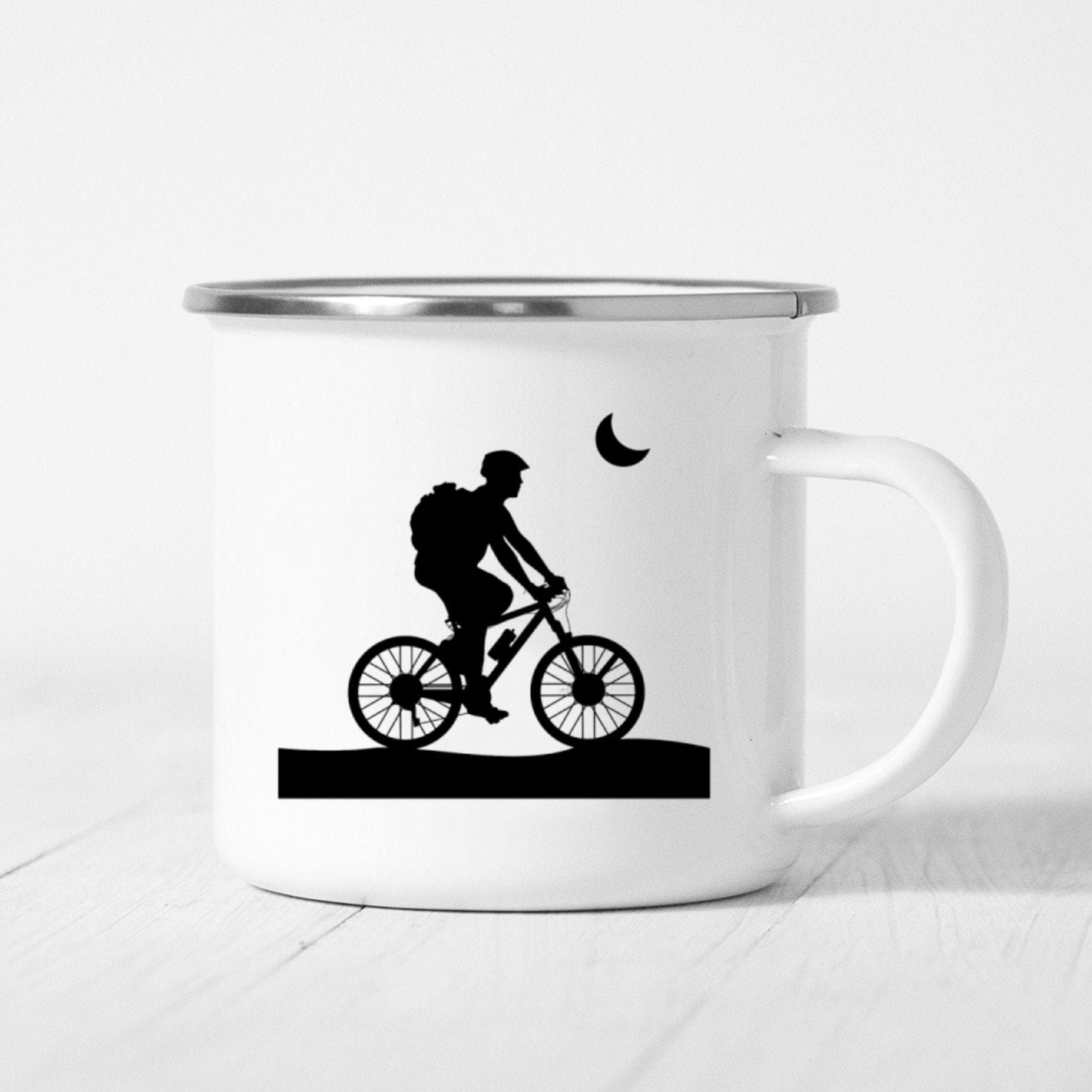 

Восхождение на Луну Эмалированные кружки для кофе для кемпинга Кружка для костра Стиль похода на открытом воздухе Горная чашка для путешествий на открытом воздухе Фестиваль Путешествия