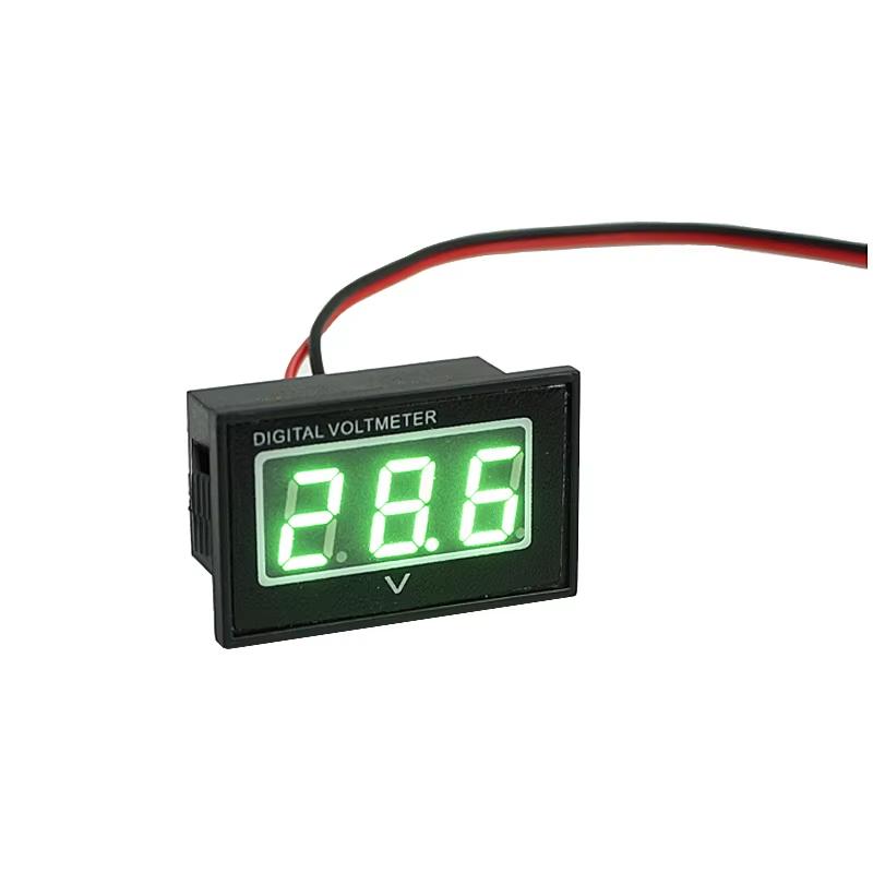 10PCS/lots DC2.5-30V Digital Digital Display Voltmeter/Reverse Connection Protection V40D Full Waterproof/Two-Wire