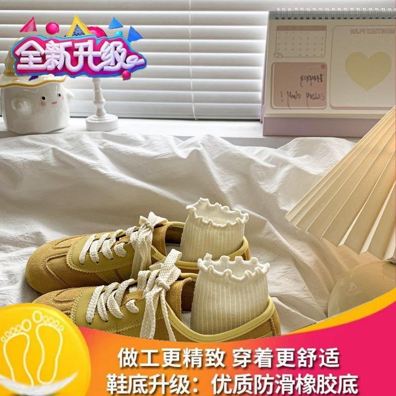 

Flat bottom retro casual women s autumn new versatile lace-up light sports sub 35 standard code