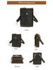 Retro Genuine Leather Waist Bag – Multifunctional Crossbody Pouch for 6-inch Phones