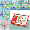 Matching Game Wooden Board Games Early Learning Colors Memory Chess  Kids Toys