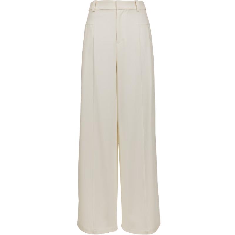 ONLY Women's 2025 Fall Pleated Loose Straight-Leg Casual Pants