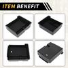 REPAIROCK Center Console Organizer Tray Armrest Storage Box Insert Tray Plastic Black for Ford Maverick 2022 2023 2024