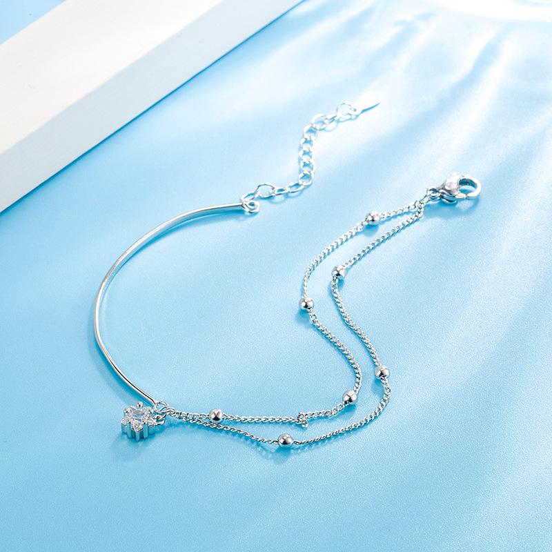 Brățară stea cu două straturi pentru femei 2022: Cadou unic de bijuterii în stil rece pentru prieteni