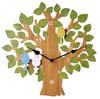Interform Wall Clock Pendulum Clock Tururu Bird Wood Step Movement with Pendulum CL-9891GN