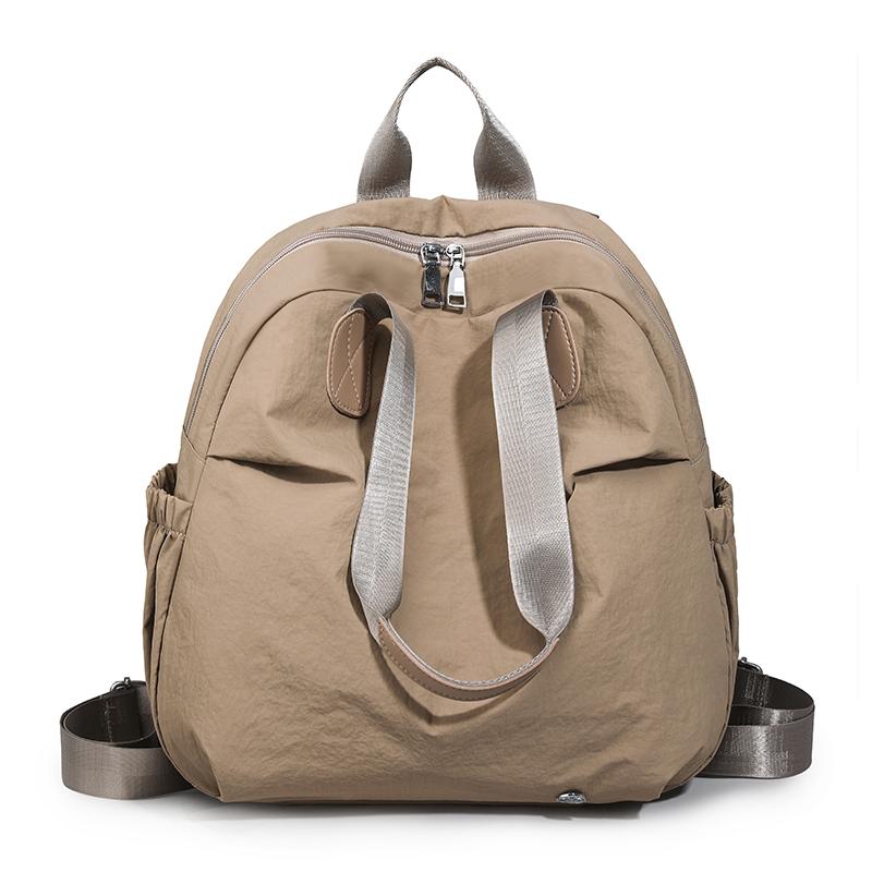 Nylon Backpack Women's Large Capacity Lightweight Schoolbag Student Travel Backpack