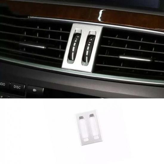 Central Air Outlet Knob Button Cover Trim For Benz C-Class 2011-14 Matte Silver