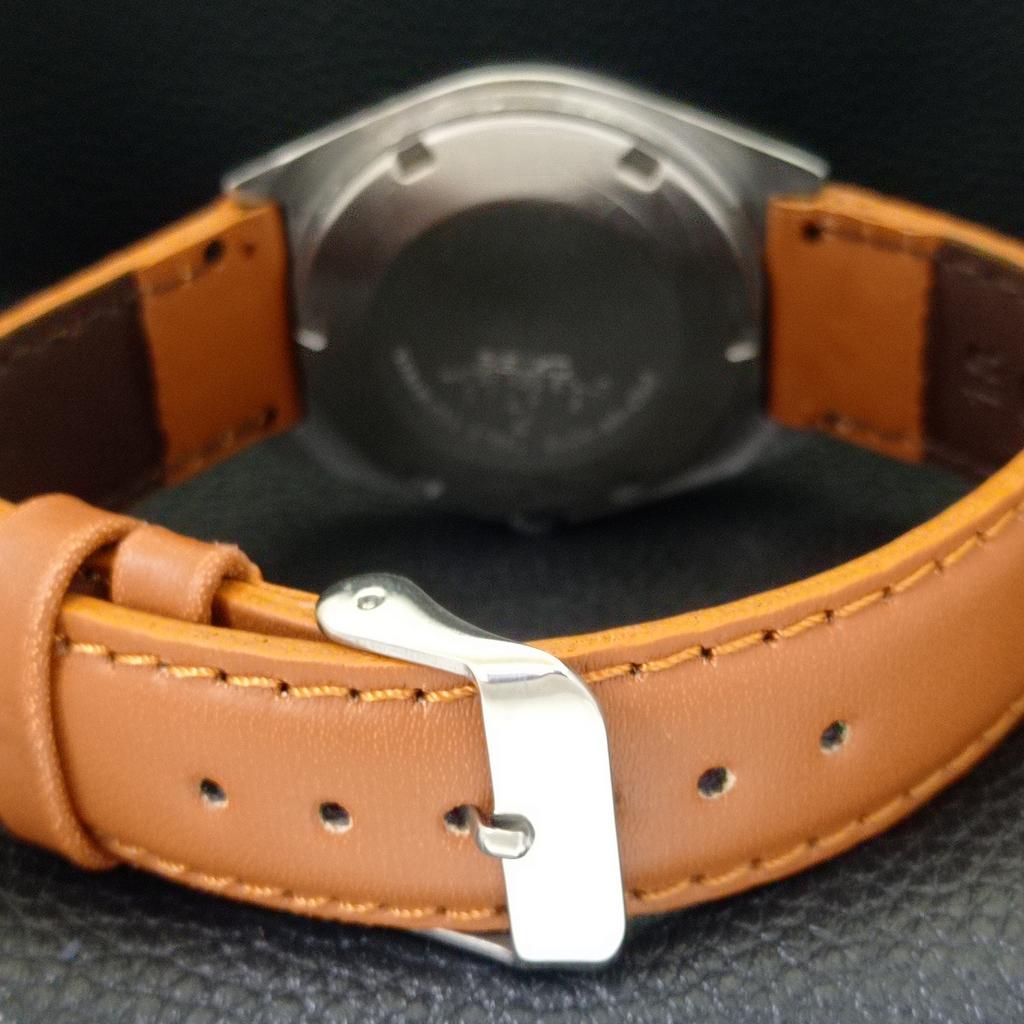 SEIKO 5 AUTOMATIC VINTAGE JAPAN 6309A MENS ORANGE COLOR DIAL WATCH a702732-1 R210-a702732