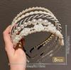 Five-Piece Imitation Pearl Headband Set - Elegant, Versatile Fairy Style for Women