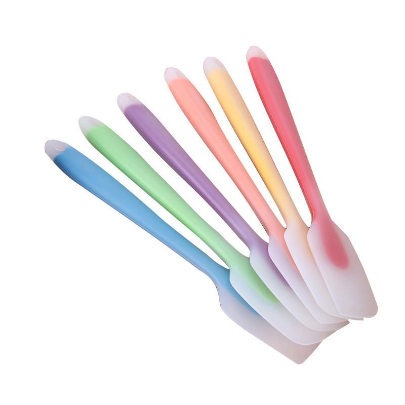 Spatule din silicon antiaderente pentru copt Racletă pentru amestecarea făinii pentru prăjituri Spatulă translucidă Răzuitoare pentru produse de patiserie pentru bucătărie Instrument pentru perie Accesorii pentru copt