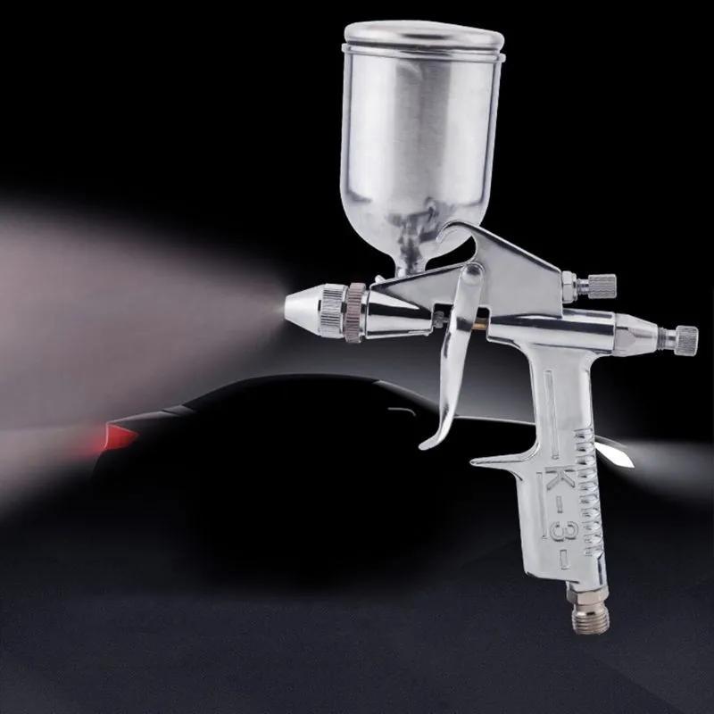 Professional Mini 125ml Air Spray Gun 0.5mm Nozzle Pneumatic Airbrush Kit for Car Painting Furniture Refinishing DIY Repair