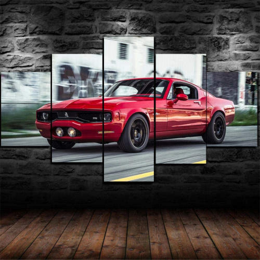 

Bass 770 Luxury Muscle Car 5 панельный модульный HD настенное искусство холст постеры живопись для гостиной домашний декор фотографии украшения