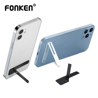 FONKEN Supporto per telefono cellulare invisibile ultrasottile Supporto da tavolo Supporto per telefono in metallo pieghevole per I-Phone Samsung Huawei Xiaomi