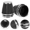 2 Piece Set of 2 Power Filters for Motorcycles Universal Motorcycle Carbon Style Air