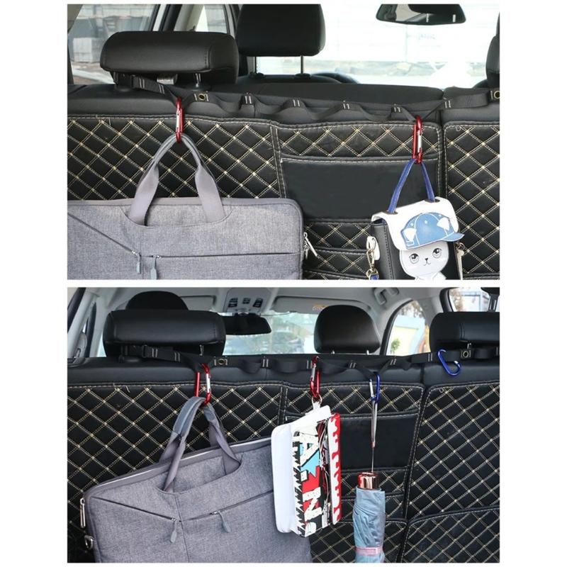 Clothes Line Car Clothesline 8 Positions Outdoor Travel Vehicle Mounted Clothes Line Nylon Clothes Drying Rope