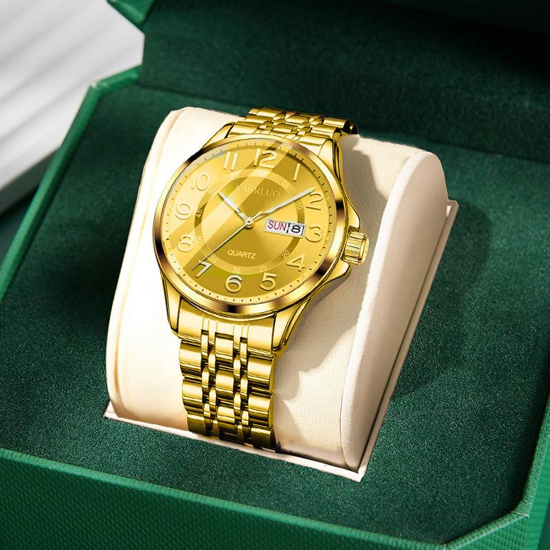 Watch Men'S Digital Fully Automatic Quartz Watch Business Waterproof Fashion Versatile Casual Watch