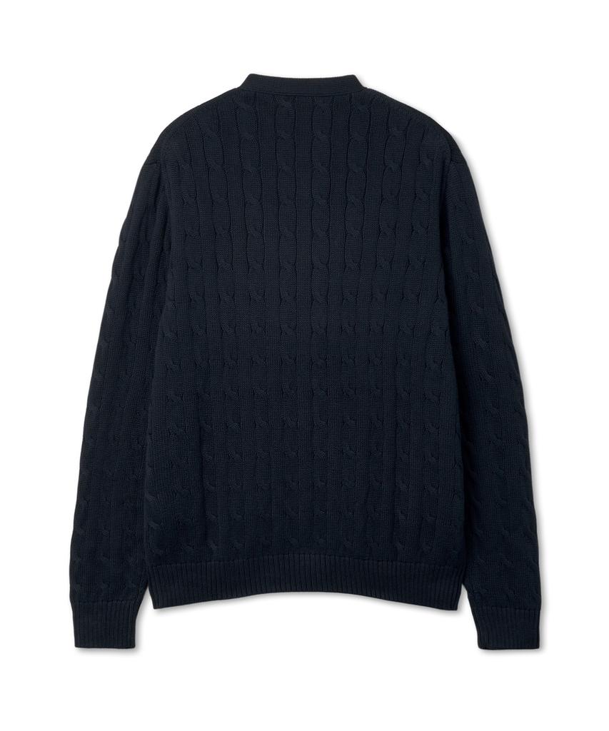 Polo Ralph Lauren Cable Knit Cotton Cardigan - Blue