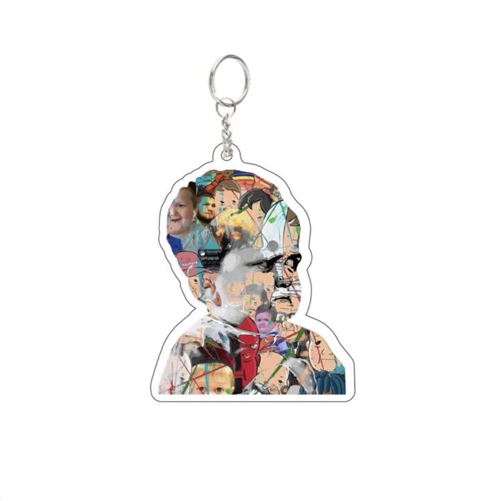 Merchandise Hasbulla Magomedov Keychain Magomedov Meme Acrylic Keyring   Key Holder