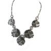 Les Trésors De Lily [N8440] - Designer-Halskette 'Kilimanjaro' schwarz