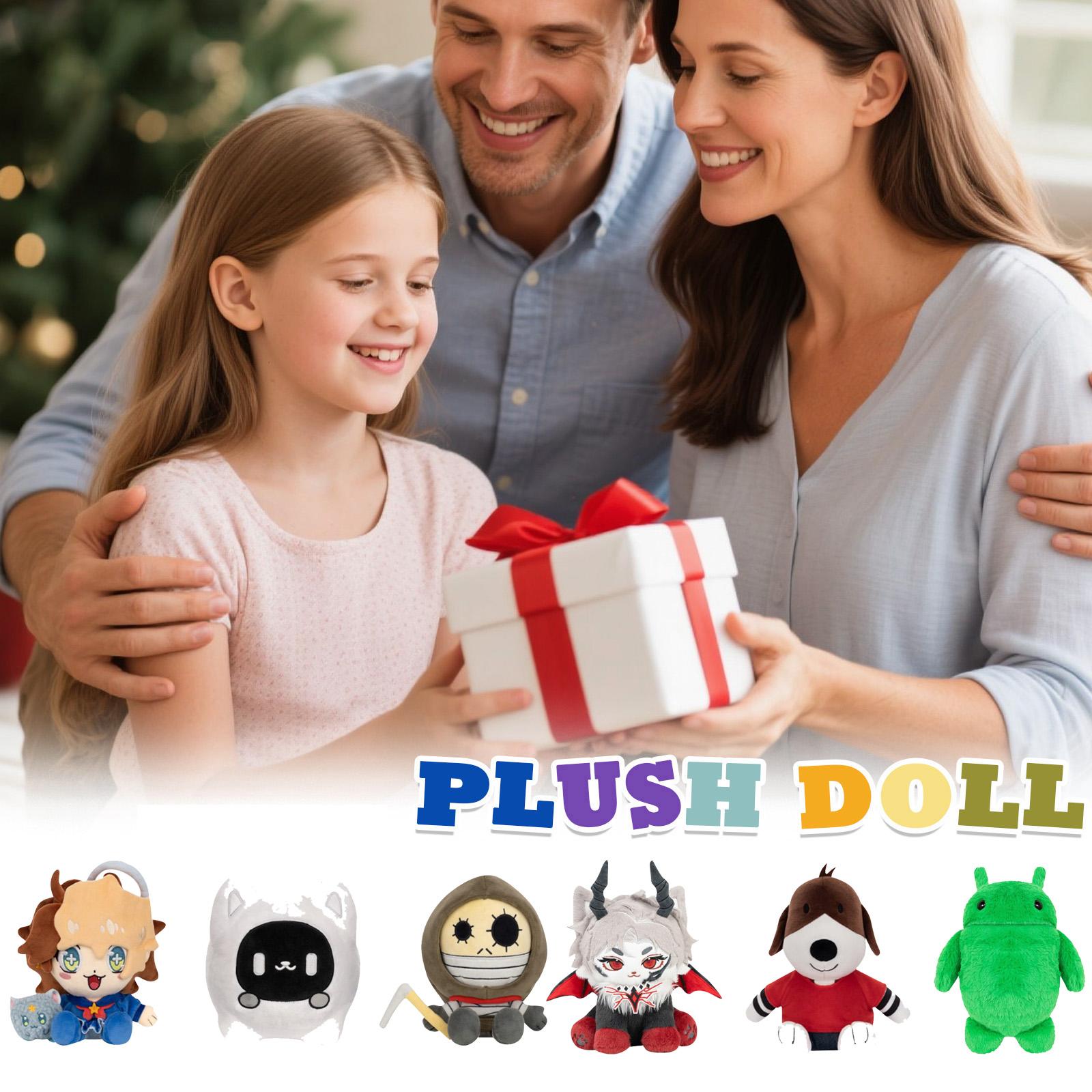 

Плюшевая кукла, Игрушка в подарок, Мультфильм, Детская тряпичная кукла, Детская подарочная подушка One Size